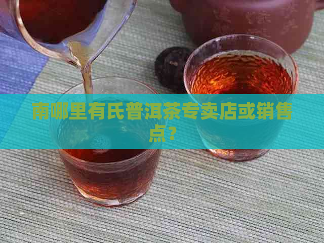 南哪里有氏普洱茶专卖店或销售点？