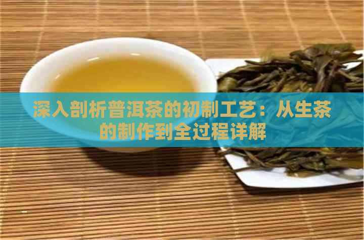 深入剖析普洱茶的初制工艺：从生茶的制作到全过程详解