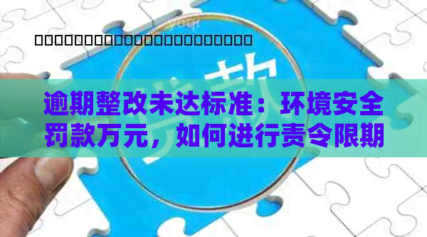 逾期整改未达标准：环境安全罚款万元，如何进行责令限期处罚？