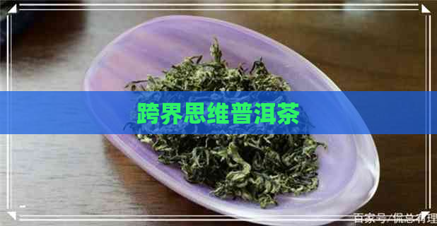 跨界思维普洱茶