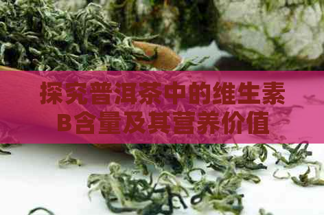 探究普洱茶中的维生素B含量及其营养价值