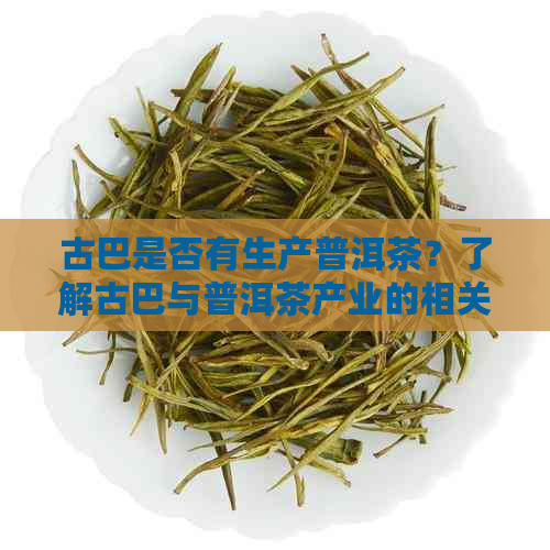 古巴是否有生产普洱茶？了解古巴与普洱茶产业的相关背景和现状