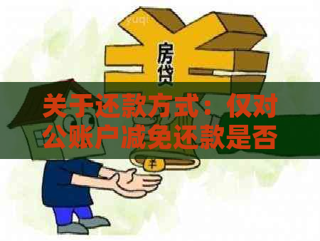 关于还款方式：仅对公账户减免还款是否可行？还有哪些还款方式可供选择？