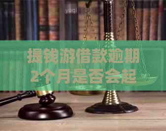 提钱游借款逾期2个月是否会起诉：探讨可能的法律后果与解决办法