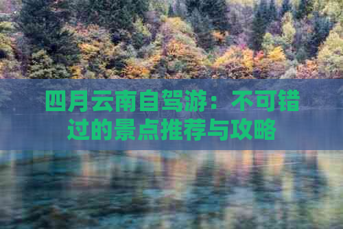 四月云南自驾游：不可错过的景点推荐与攻略