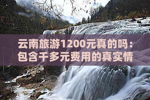 云南旅游1200元真的吗：包含千多元费用的真实情况揭秘