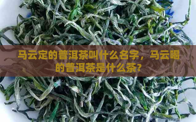 马云定的普洱茶叫什么名字，马云喝的普洱茶是什么茶？