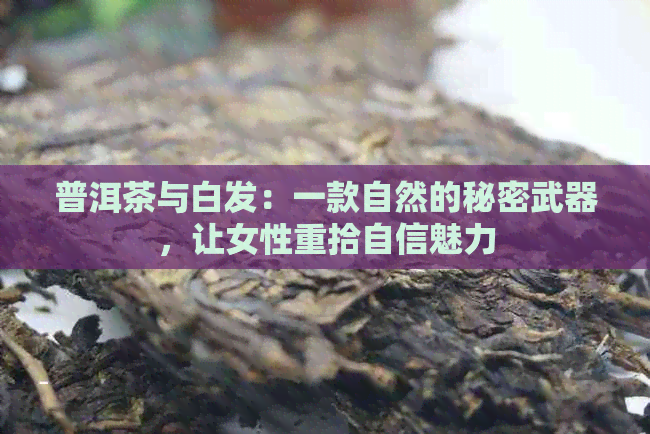 普洱茶与白发：一款自然的秘密武器，让女性重拾自信魅力