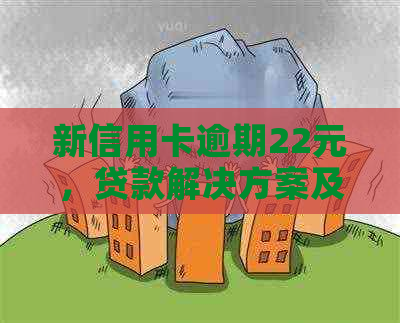 新信用卡逾期22元，贷款解决方案及注意事项