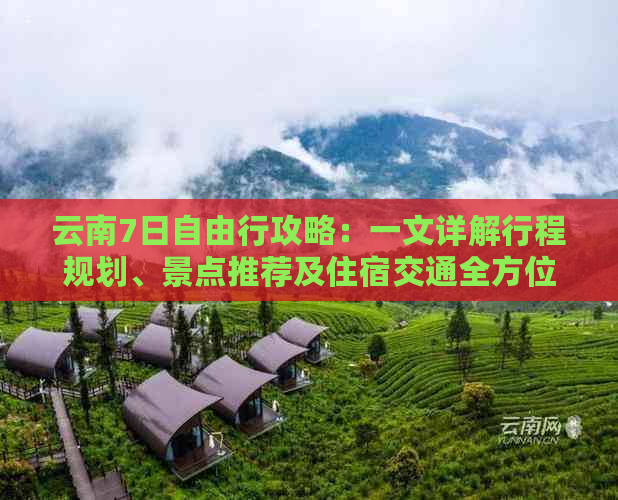 云南7日自由行攻略：一文详解行程规划、景点推荐及住宿交通全方位指南