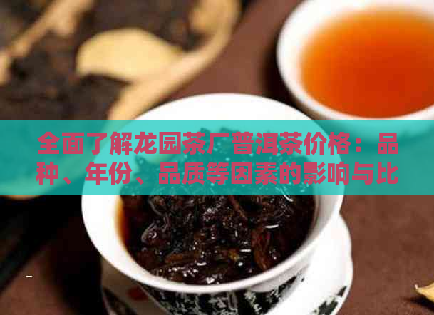 全面了解龙园茶厂普洱茶价格：品种、年份、品质等因素的影响与比较