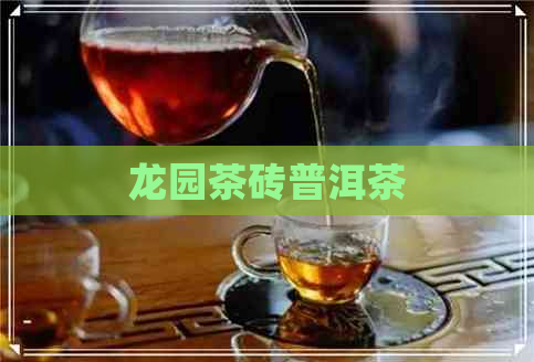 龙园茶砖普洱茶