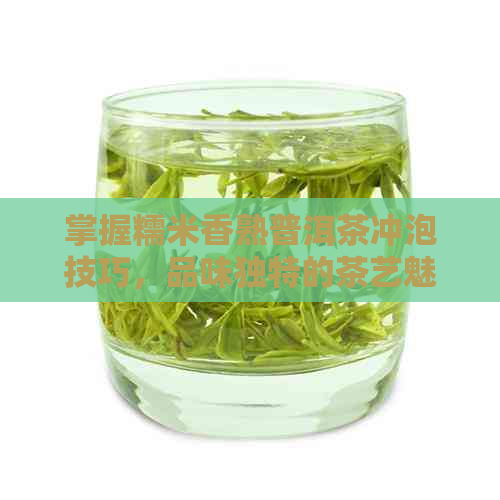 掌握糯米香熟普洱茶冲泡技巧，品味独特的茶艺魅力