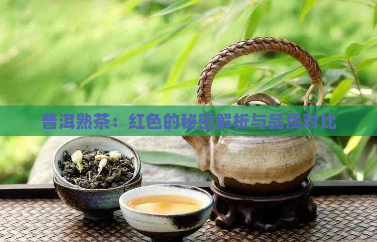 普洱熟茶：红色的秘密解析与品质对比