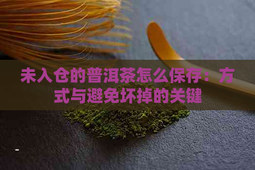 未入仓的普洱茶怎么保存：方式与避免坏掉的关键