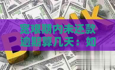 宽艰期内未还款逾期算几天：如何避免逾期和滞纳金？是否会影响信用记录？