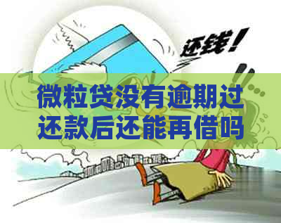 微粒贷没有逾期过还款后还能再借吗？安全吗？怎么还？