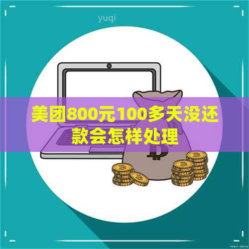 美团800元100多天没还款会怎样处理