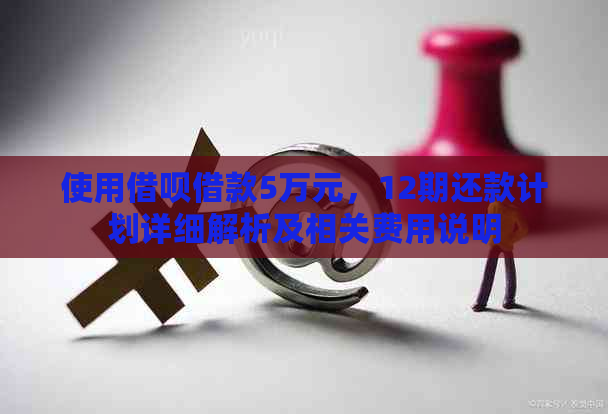 使用借呗借款5万元，12期还款计划详细解析及相关费用说明