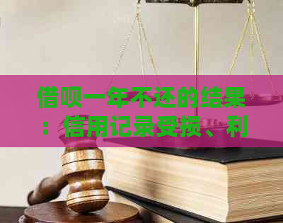 借呗一年不还的结果：信用记录受损、利息累积，甚至可能被诉至法院