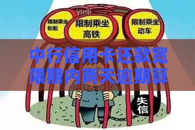 中行信用卡还款宽限期内两天逾期算不算？