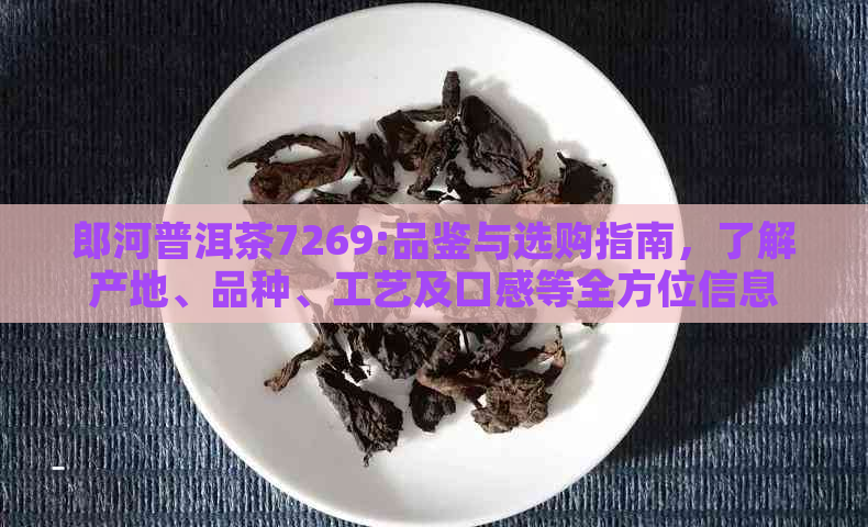 郎河普洱茶7269:品鉴与选购指南，了解产地、品种、工艺及口感等全方位信息