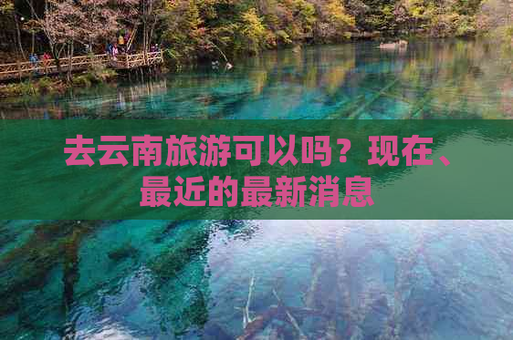 去云南旅游可以吗？现在、最近的最新消息