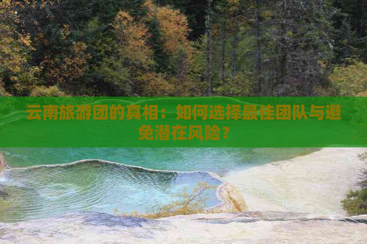 云南旅游团的真相：如何选择更佳团队与避免潜在风险？