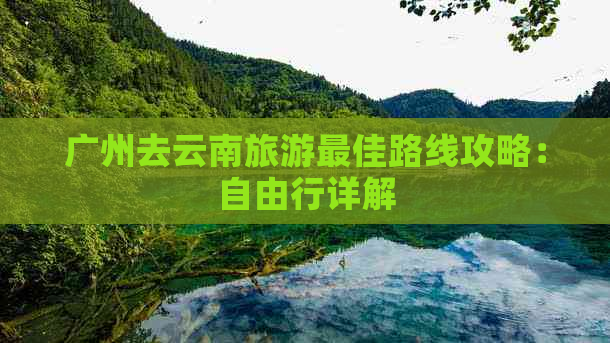 广州去云南旅游更佳路线攻略：自由行详解