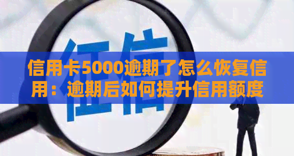 信用卡5000逾期了怎么恢复信用：逾期后如何提升信用额度及修复信用记录？