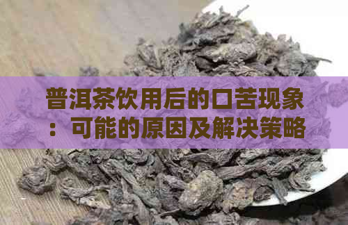 普洱茶饮用后的口苦现象：可能的原因及解决策略