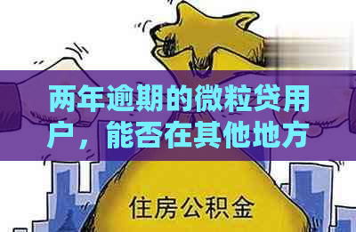 两年逾期的微粒贷用户，能否在其他地方安全借款？资讯解读