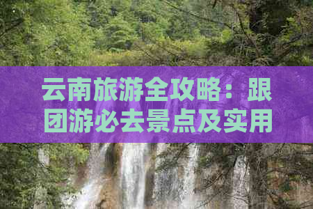 云南旅游全攻略：跟团游必去景点及实用建议，让你畅游云南之美