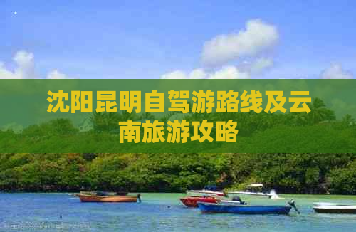 沈阳昆明自驾游路线及云南旅游攻略