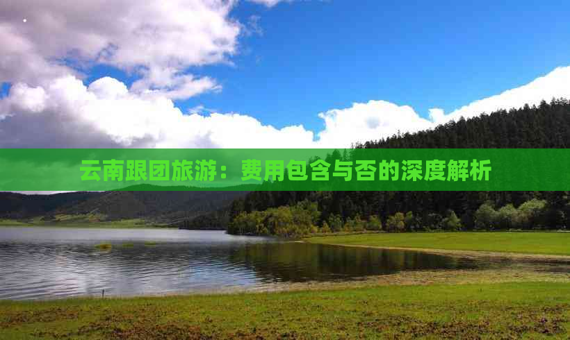 云南跟团旅游：费用包含与否的深度解析