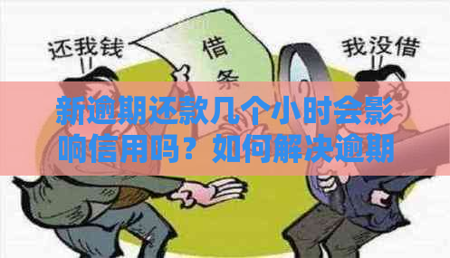 新逾期还款几个小时会影响信用吗？如何解决逾期问题？