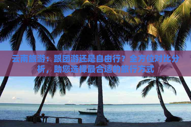 云南旅游：跟团游还是自由行？全方位对比分析，助您选择最合适的旅行方式