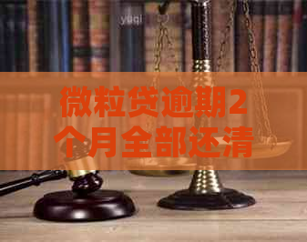 微粒贷逾期2个月全部还清，能否再继续借款？安全吗？还款后额度是否恢复？