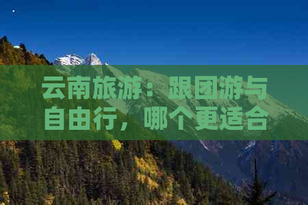 云南旅游：跟团游与自由行，哪个更适合你？