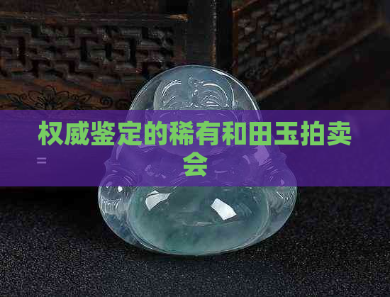 权威鉴定的稀有和田玉拍卖会