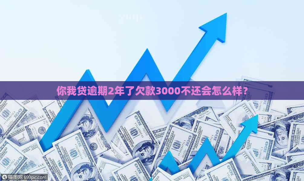 你我贷逾期2年了欠款3000不还会怎么样？