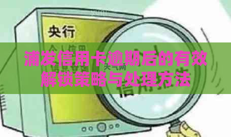 浦发信用卡逾期后的有效解锁策略与处理方法