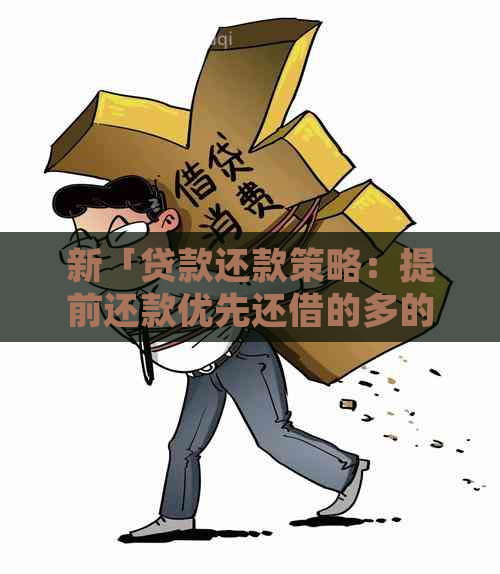 新「贷款还款策略：提前还款优先还借的多的还是少的利息？」