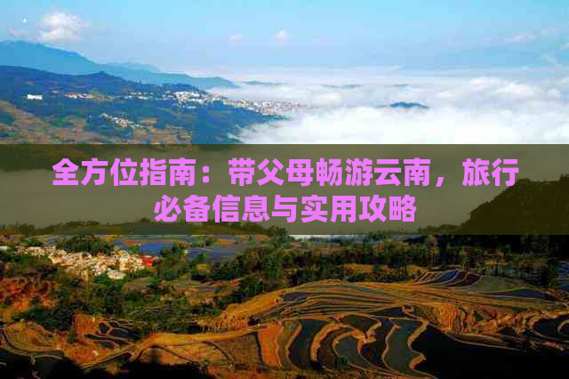 全方位指南：带父母畅游云南，旅行必备信息与实用攻略