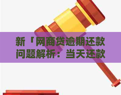 新「网商贷逾期还款问题解析：当天还款晚12点的影响与应对措」