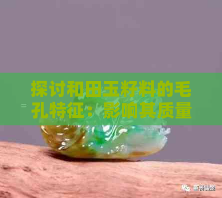 探讨和田玉籽料的毛孔特征：影响其质量与价值的因素