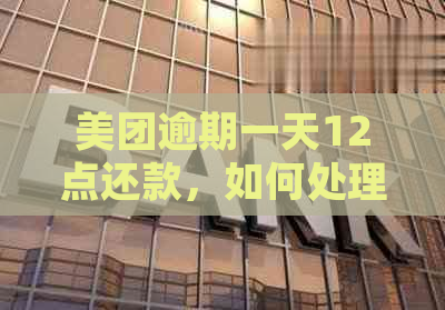 美团逾期一天12点还款，如何处理？逾期罚款及影响解析