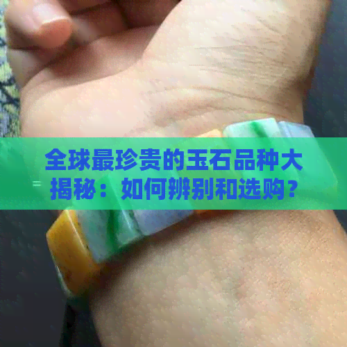 全球最珍贵的玉石品种大揭秘：如何辨别和选购？