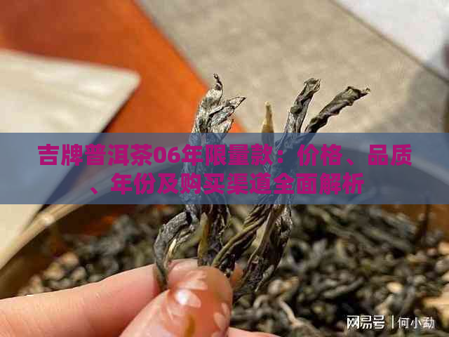 吉牌普洱茶06年限量款：价格、品质、年份及购买渠道全面解析