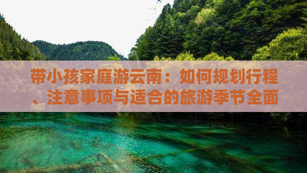 带小孩家庭游云南：如何规划行程、注意事项与适合的旅游季节全面解析